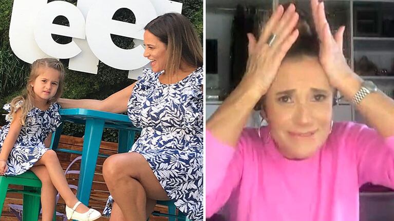 María Fernanda Callejón tuvo que dejar un móvil por el llanto de su hija