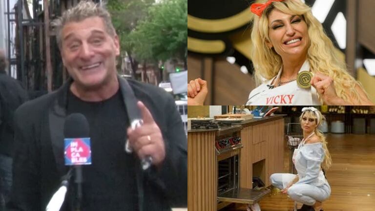 El Turco García bancó a Vicky Xipolitakis en MasterChef Celebrity: "Es una crack"