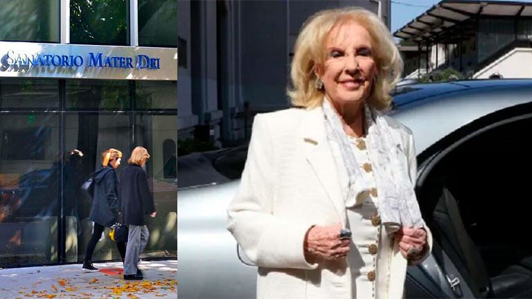 Pía Shaw reveló que dos personas intentaron sacarle fotos a Mirtha Legrand internada en el Mater Dei