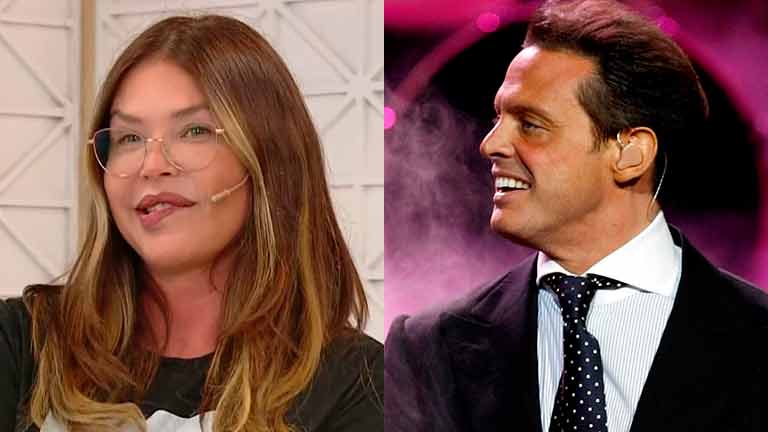 Nazarena Vélez contó su encuentro con Luis Miguel: "Solo le di un beso"