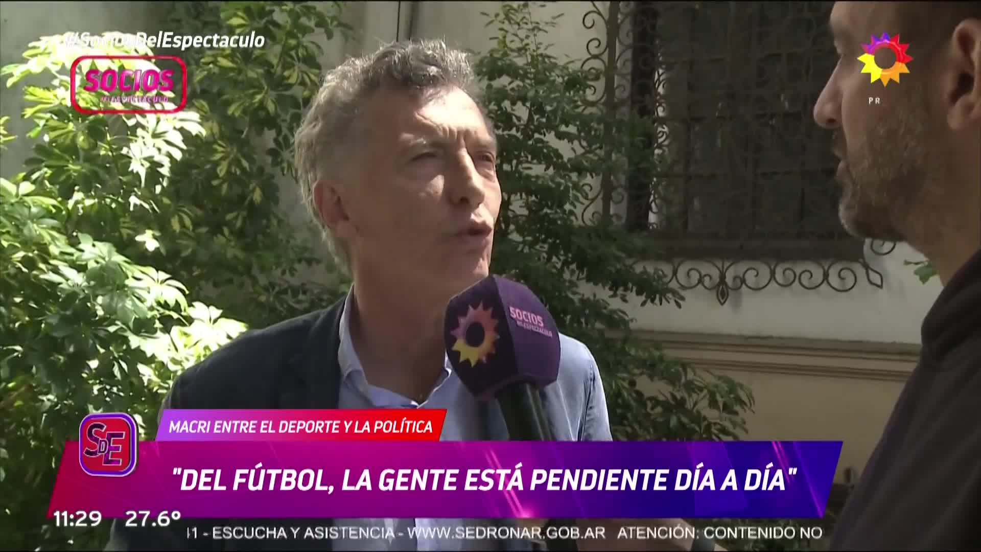 Maurico Macri negó la separación de Juliana Awada