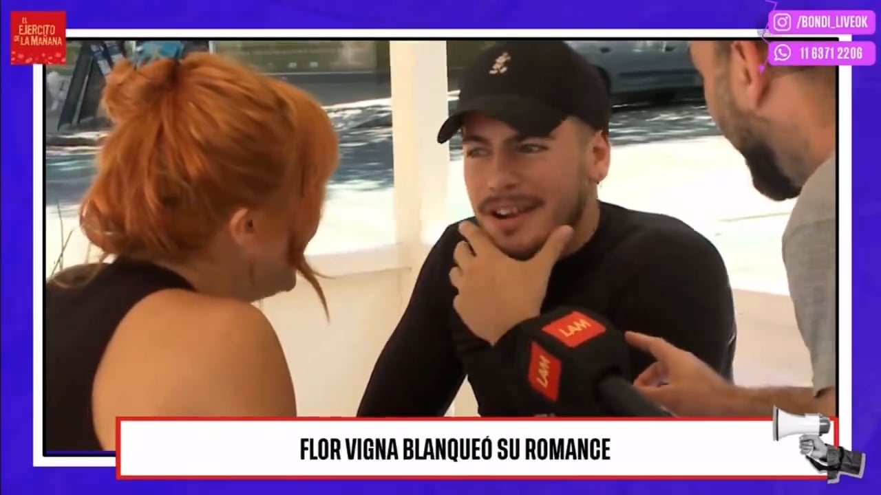 El video de Flor Vigna, cómplice con El Lauta en Palermo