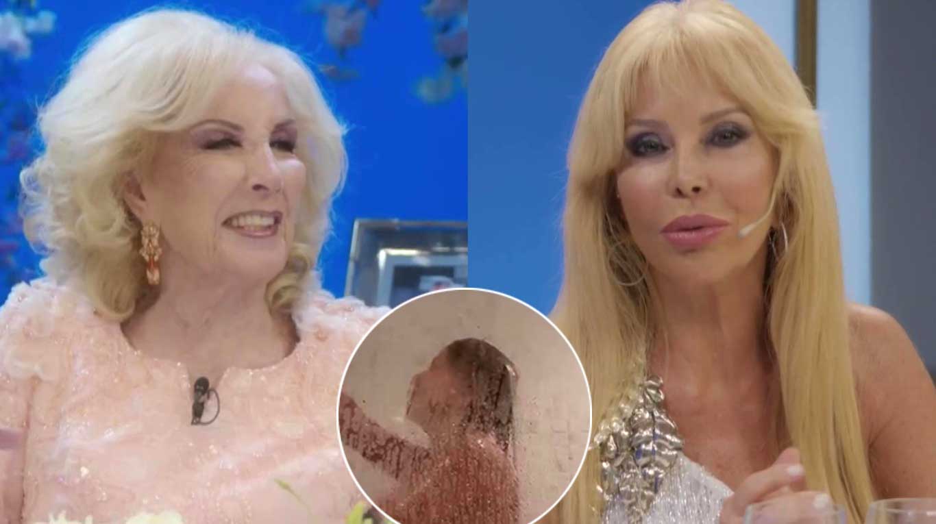 Graciela Alfano habló con Mirtha Legrand sobre su foto viral desnuda