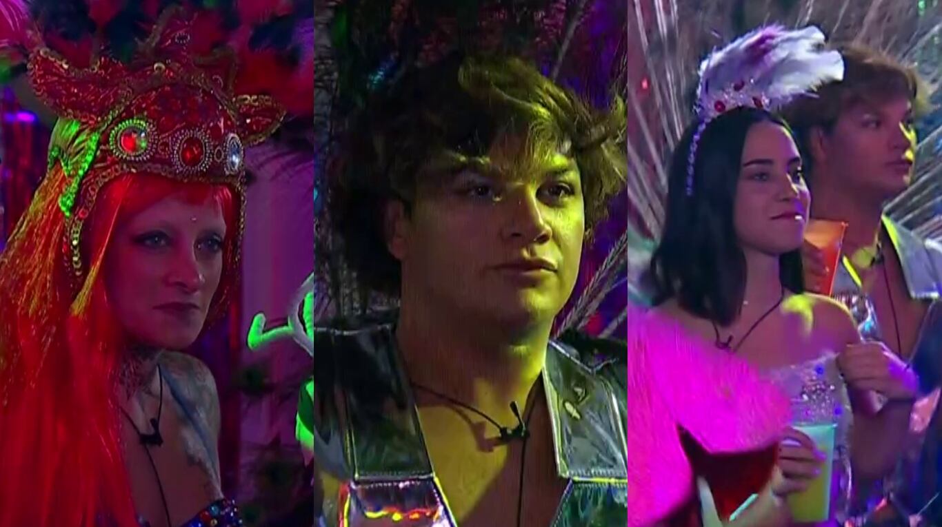 Los participantes de Gran Hermano tuvieron su fiesta semanal a puro carnaval