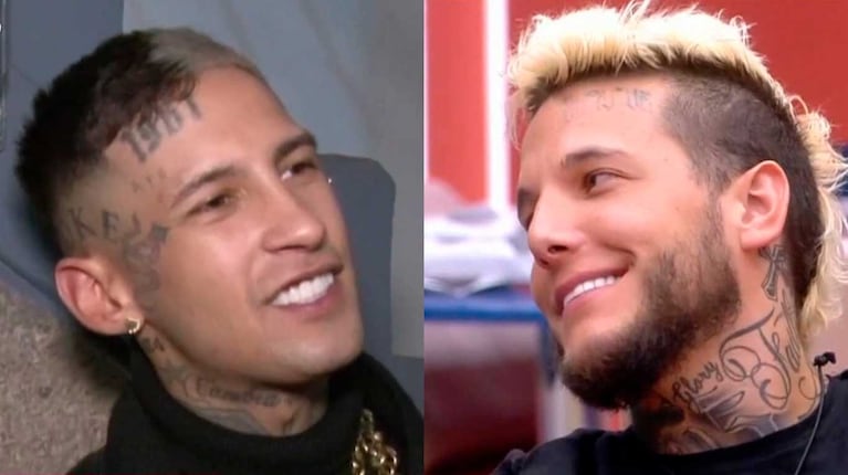 L-Gante se la devolvió a Alexander Caniggia tras la chicana por su nueva dentadura: “Más feo que yo”