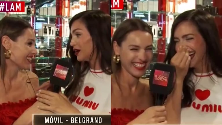 Desopilante momento de Pampita y Zaira Nara al hablar de los novios que compartieron