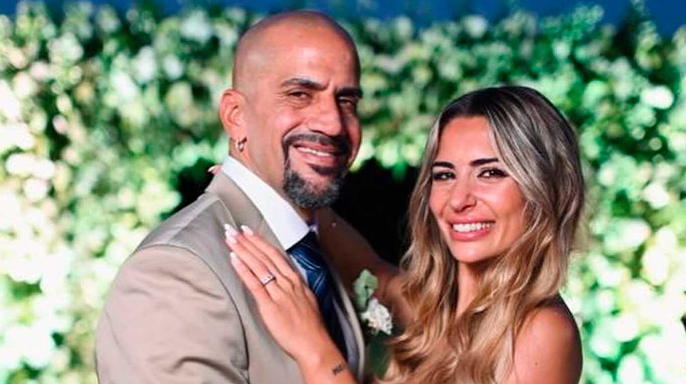 Así fue la boda de Juan Sebastián “La Brujita” Verón y Valentina Martin 