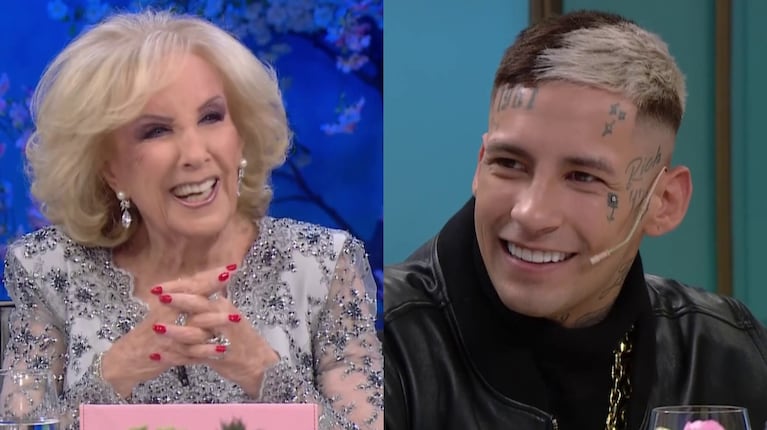 El desopilante comentario de Mirtha Legrand al ver la flamante dentadura de L-Gante: “Estás con comedor nuevo”