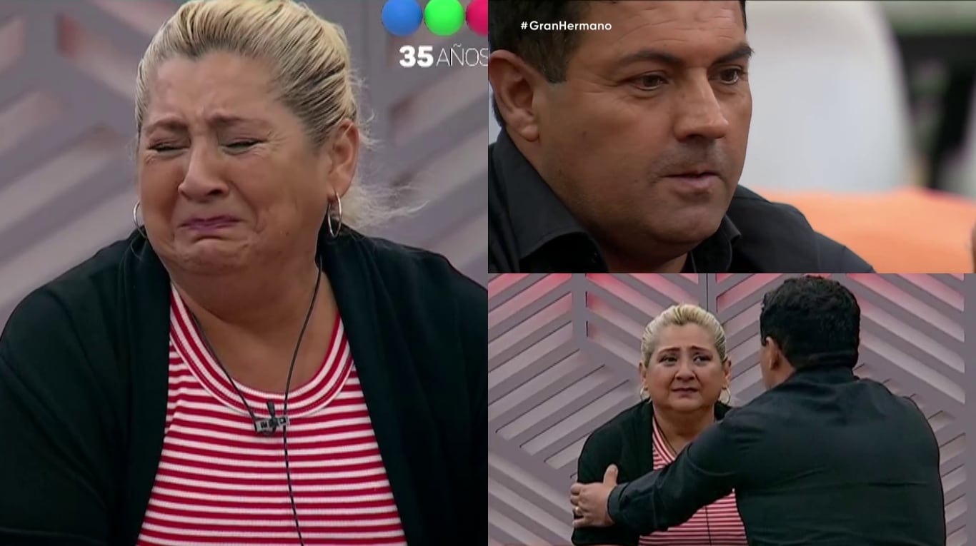 Petrona de Gran Hermano, a puro, llanto al recibir la visita de su esposo y una promesa especial