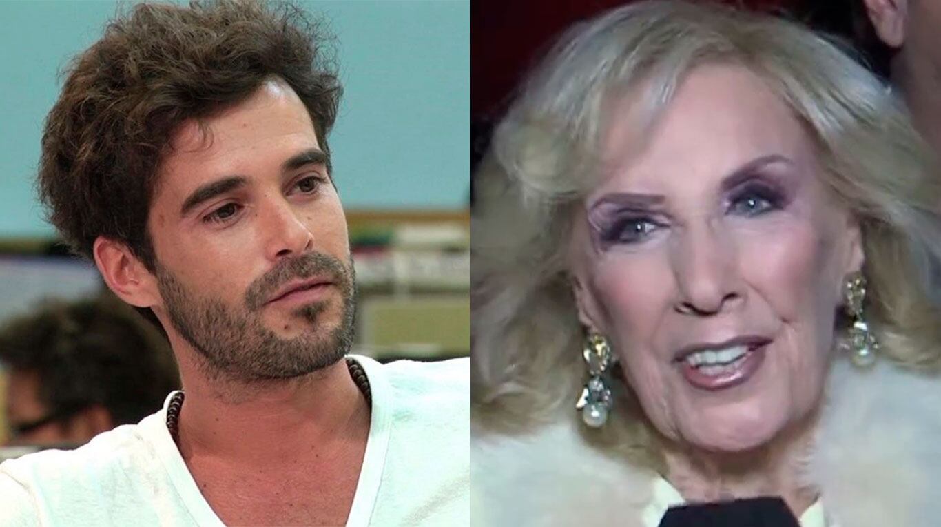 Nicolas Cabré y Mirtha Legrand