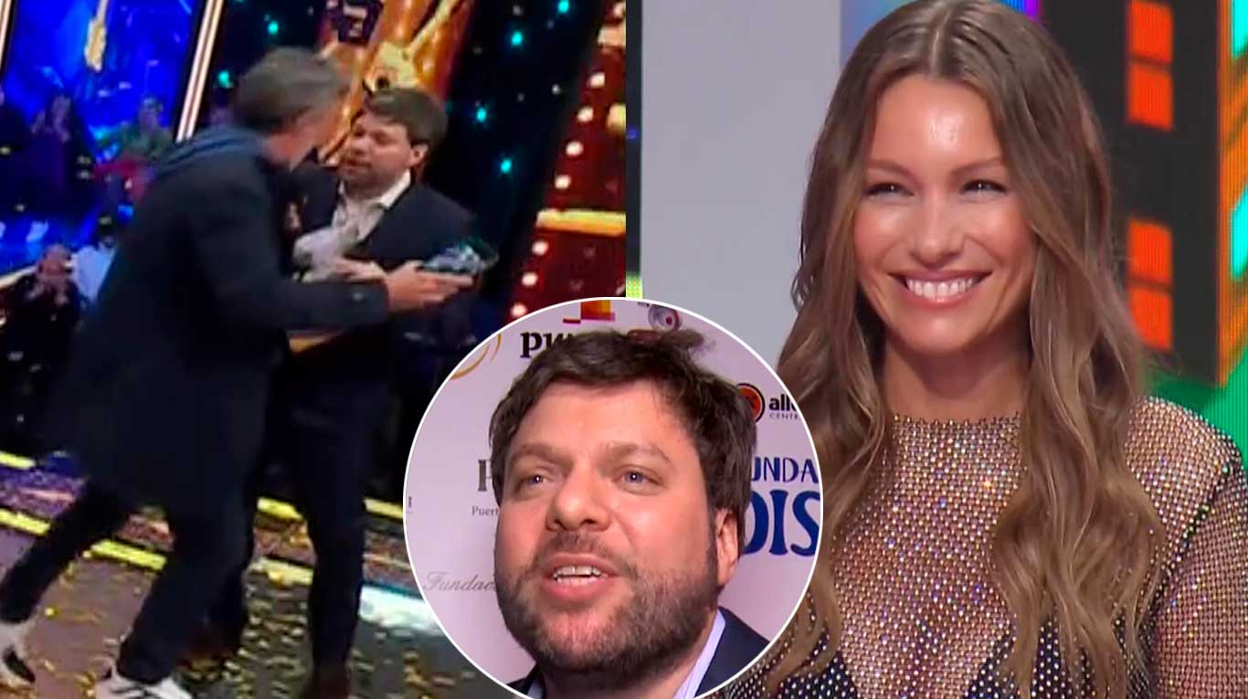 Guido Kaczka frenó a un hombre que se iba directo hacia Pampita en Los 8 escalones