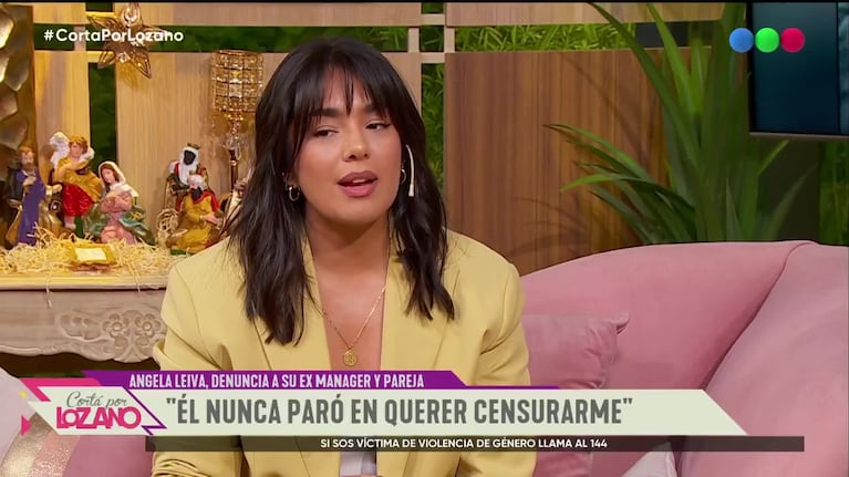 Ángela Leiva hizo una dura advertencia sobre su ex