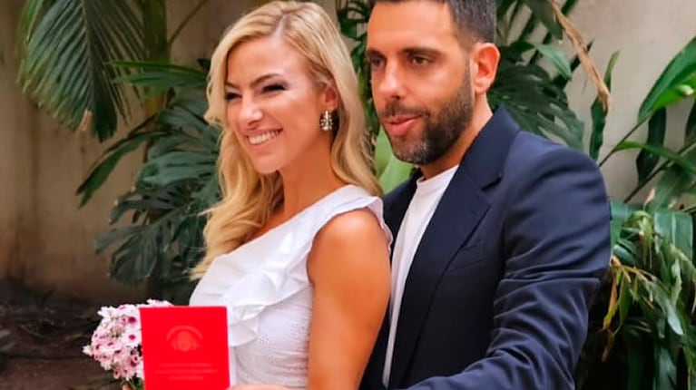 Las fotos del casamiento por civil de Ailén Bechara y Agustín Jiménez