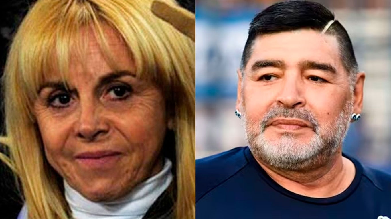 Claudia Villafañe homenajeó a Diego Maradona el día que cumpliría 64 años