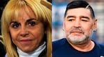 Claudia Villafañe homenajeó a Diego Maradona el día que cumpliría 64 años