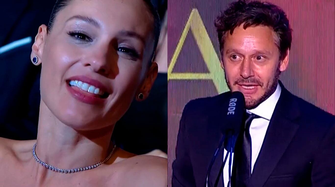 El enojo de Pampita en los Martín Fierro de la Moda cuando Benjamín Vicuña ganó su premio