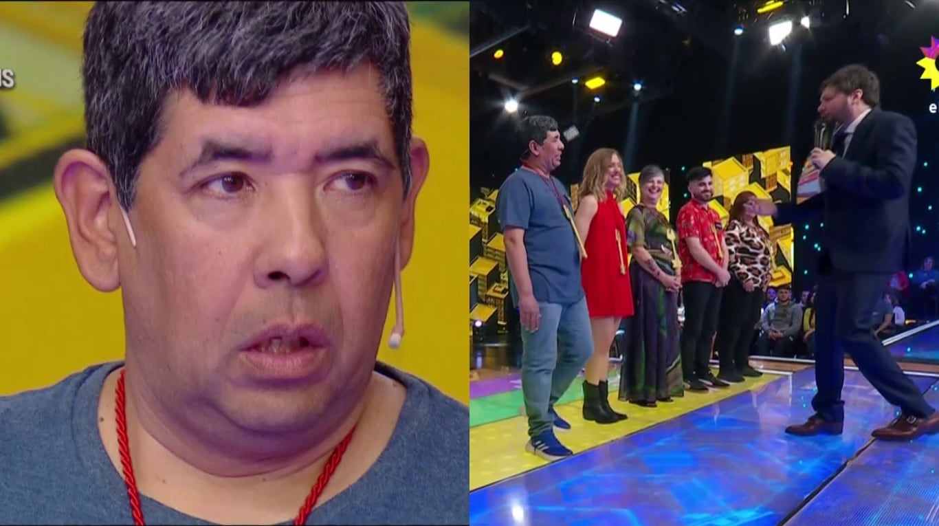 La reacción de Guido Kaczka al escuchar a un participante de Los 8 escalones decir malas palabras durante un juego