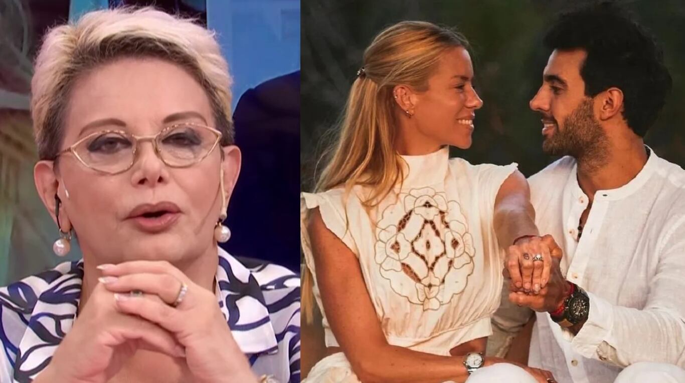 Carmen Barbieri, preocupada por la actitud de Nicole Neumann antes de su boda