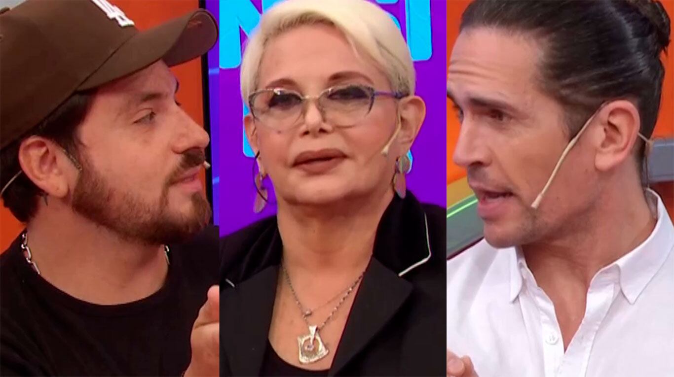 Fede Bal, Carmen Barbieri y Diego Ramos