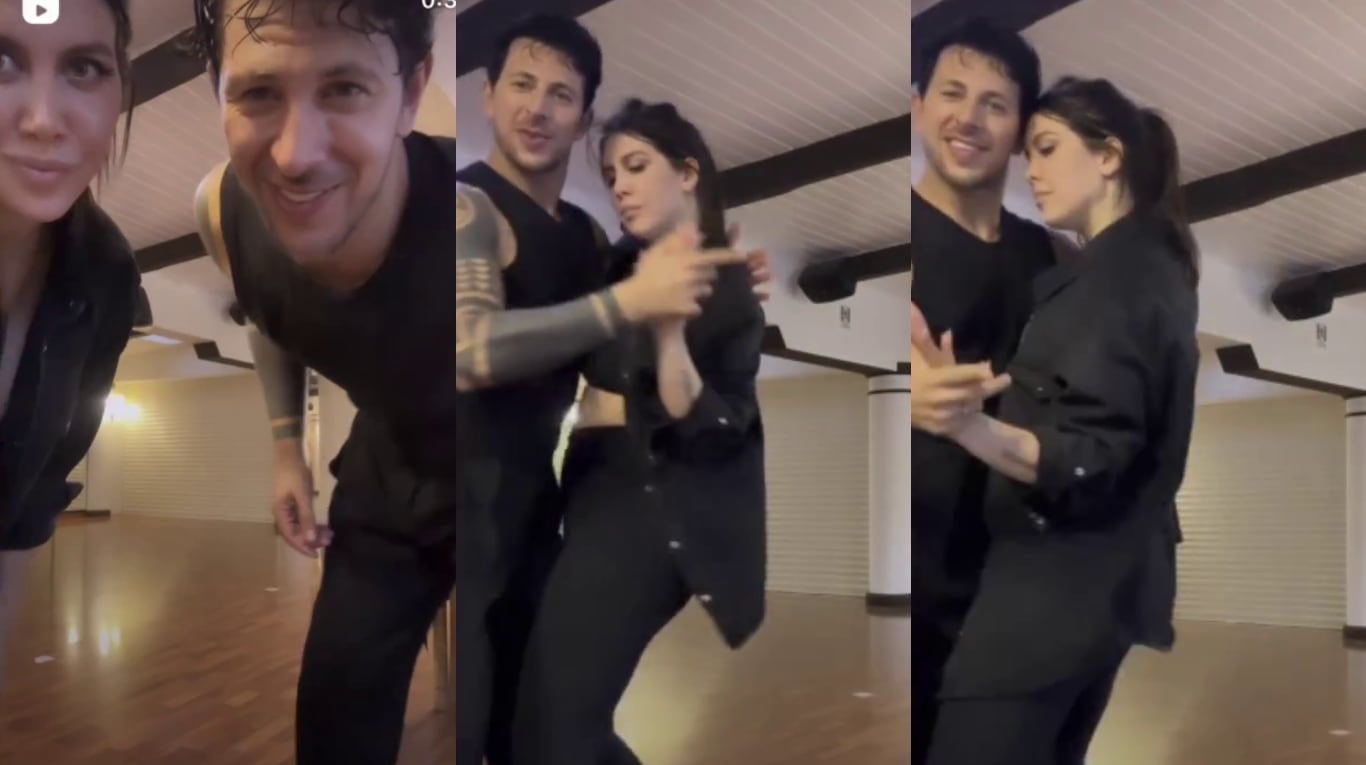 Wanda Nara mostró los tremendos moretones que le dejan los ensayos para el Bailando italiano