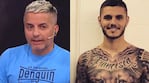 Video: el picante chiste de Ángel de Brito sobre el tatuaje de la cara de Wanda Nara que tiene Mauro Icardi