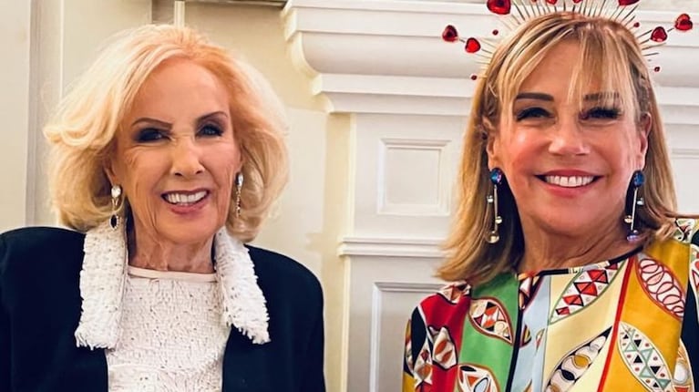 El gesto de Marcela Tinayre con la prensa en el cumpleaños de Mirtha Legrand