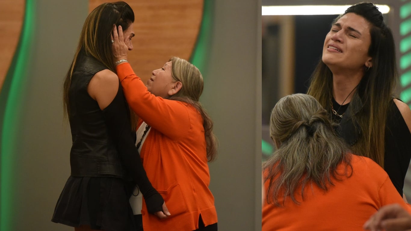 Así fue el conmovedor reencuentro de Luciana con su mamá en el primer “Congelados” de Gran Hermano 2024