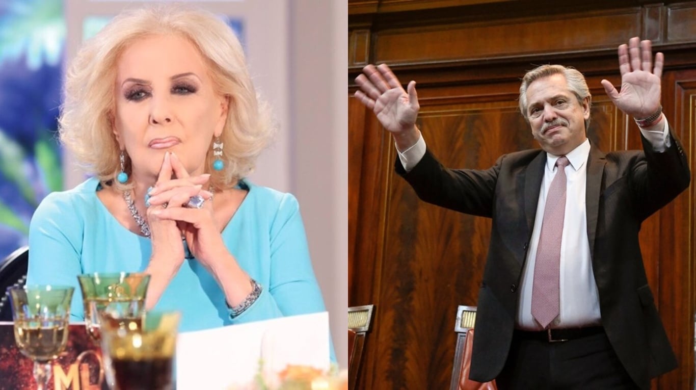 El enojo de Mirtha Legrand con Alberto Fernández