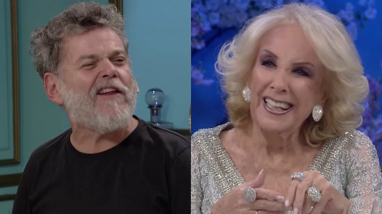 Alfredo Casero piropeó jugadísimo a Mirtha Legrand  en su mesa y ella se puso colorada: el video