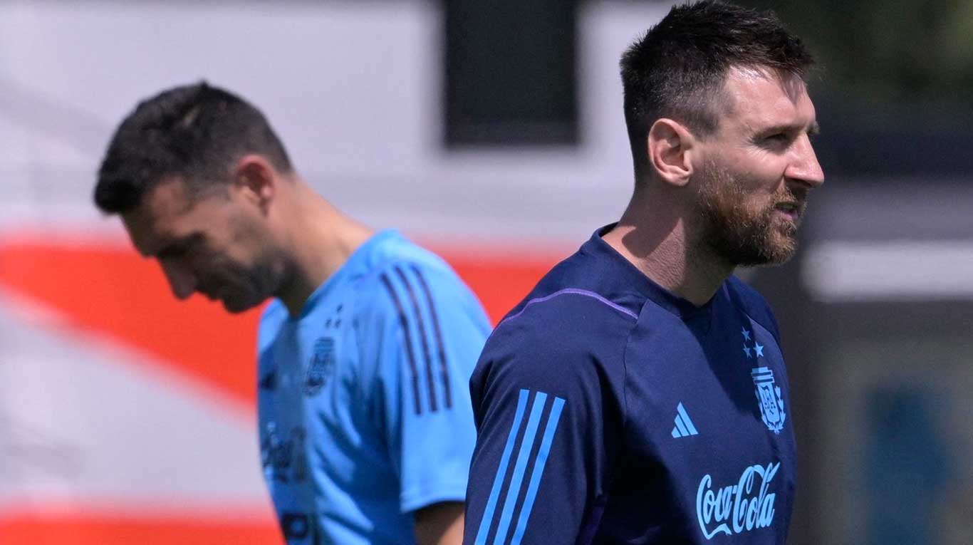 Rial relató un supuesto cruce entre Leo Messi y Lionel Scaloni tras la victoria ante Brasil