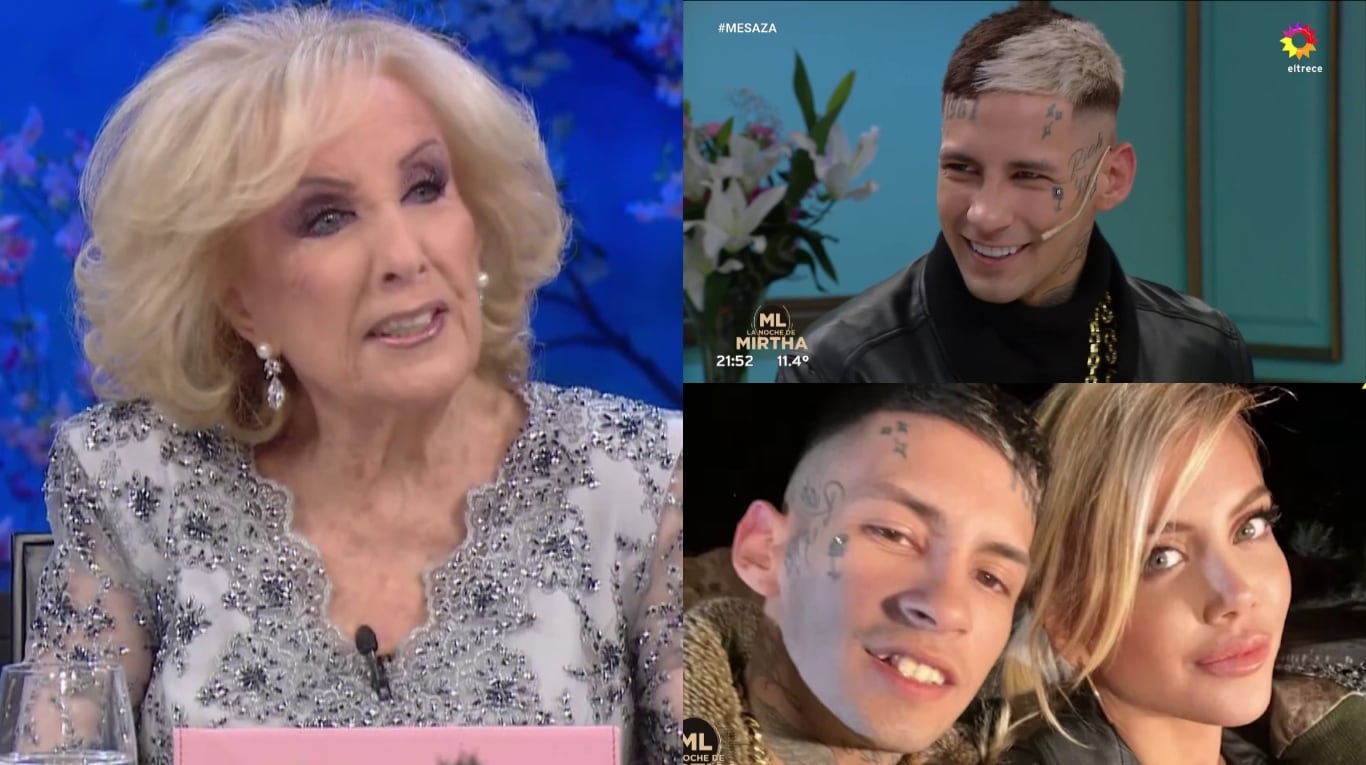 La pregunta al hueso de Mirtha Legrand a L-Gante en vivo