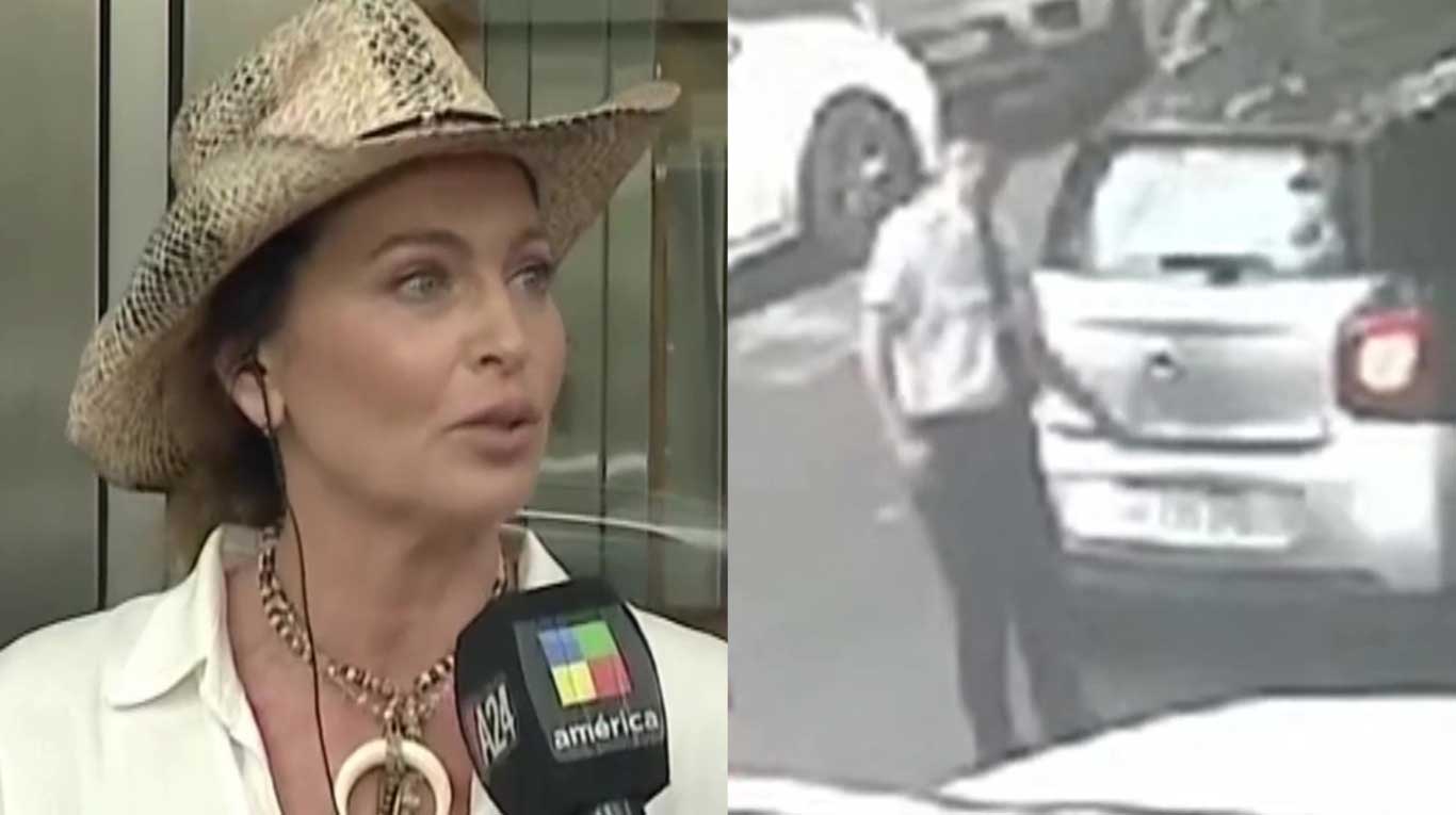 Así fue el intento de robo que sufrió Karina Mazzocco en la puerta de América TV