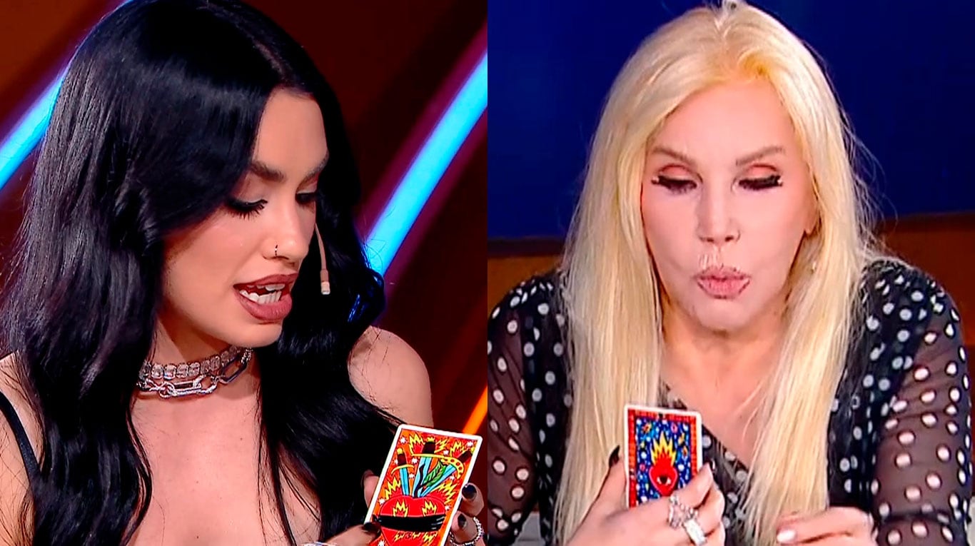 Desopilante: Lali Espósito le tiró el tarot a Susana Giménez en vivo