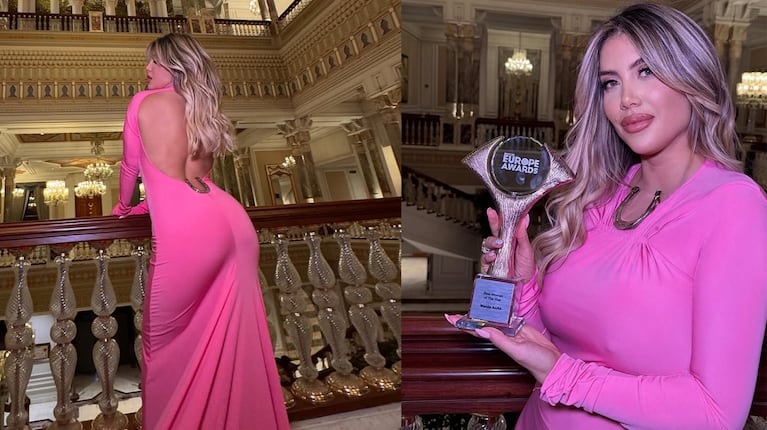 Video: Wanda Nara, feliz con el premio a la Mujer del Año