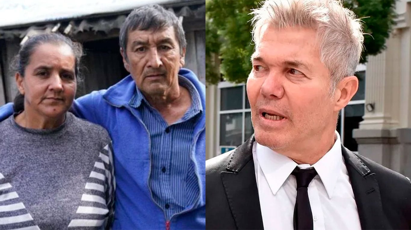 Los padres de Loan Danilo Peña y Fernando Burlando. 