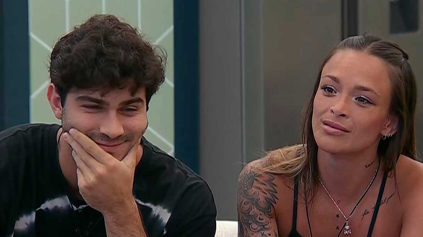 La noche negra de Agostina Spinelli en Gran Hermano