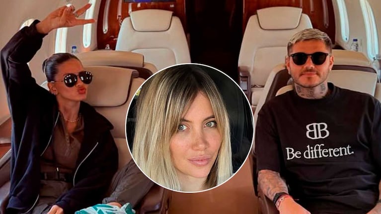 Revelaron por qué Mauro Icardi y la China Suárez viajaron de urgencia a Milán en un vuelo millonario