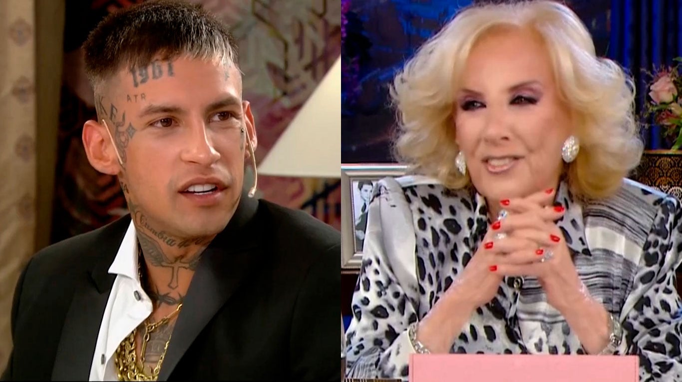 Video: qué dijo L-Gante cuándo Mirtha Legrand le preguntó si quiere casarse con Wanda Nara