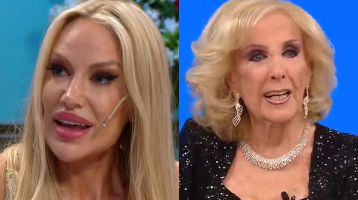 Luciana Salazar, muy suspicaz sobre la pregunta de Mirtha Legrand sobre su trabajo: "Yo creo que la mandaron"