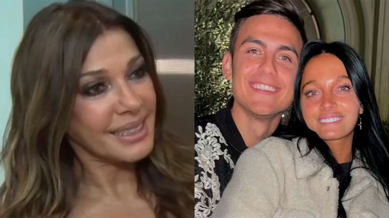 Catherine Fulop, Oriana Sabatini y Paulo Dybala