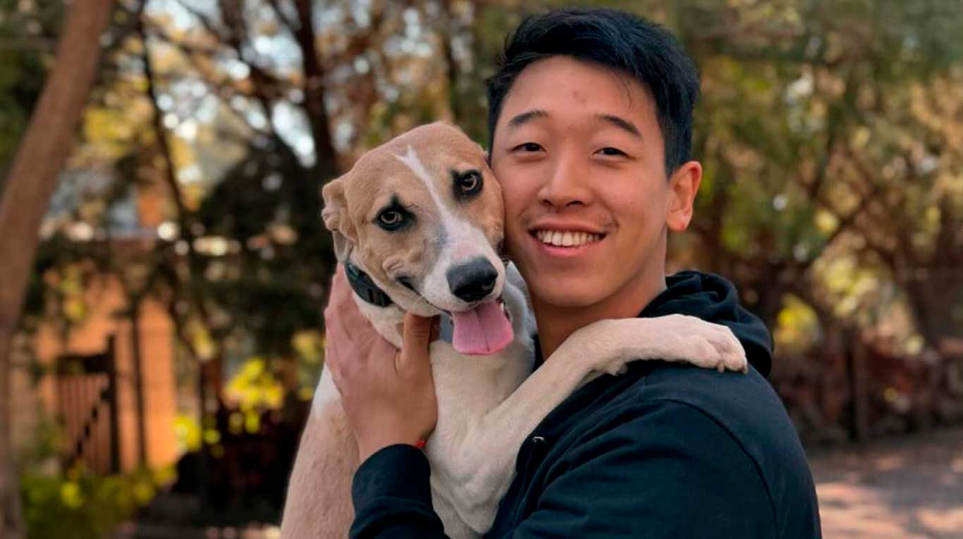 Martín Ku se reencontró con el perro Arturo tras una semana separados