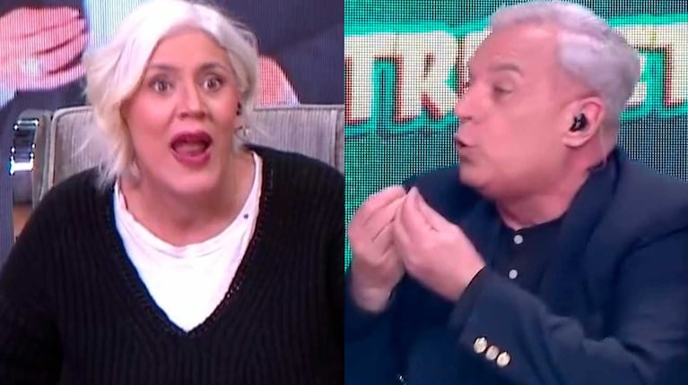  Carlos Monti y Débora D´Amato se cruzaron muy fuerte al aire: “Tenés razón vos” 