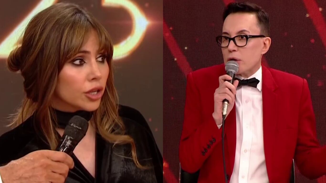 Fuerte cara a cara de Romina Uhrig con Marcelo Polino en el Bailando