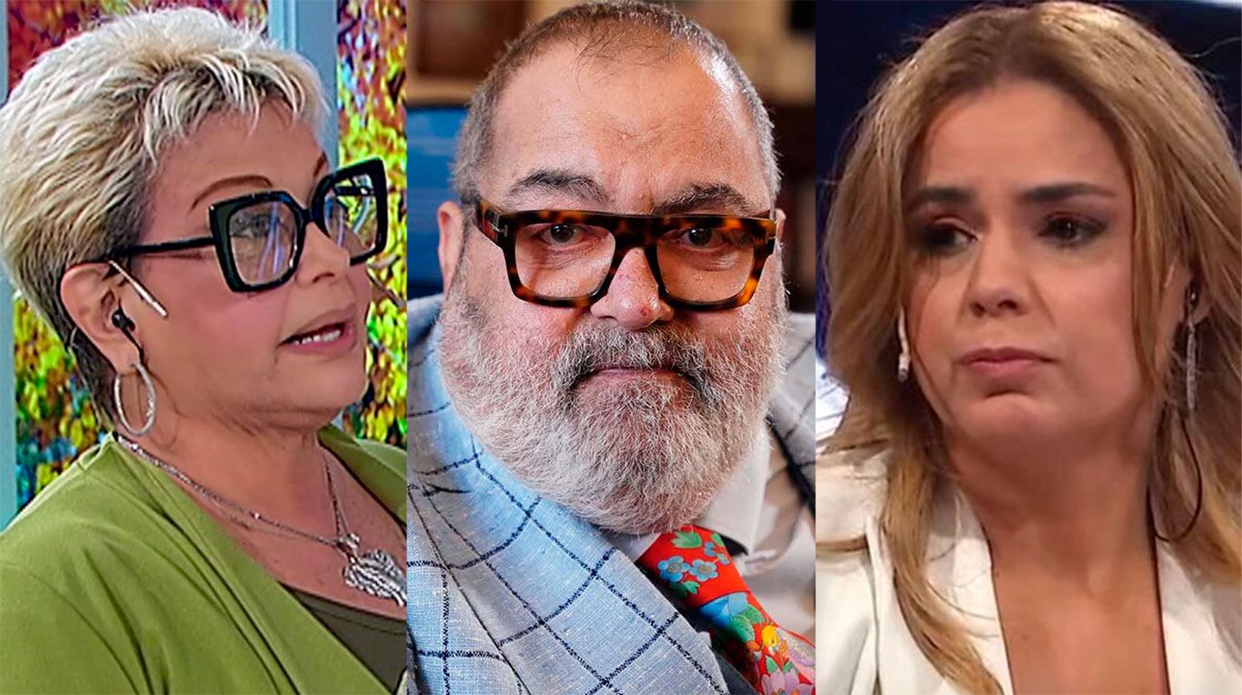 Carmen Barbieri, Jorge Lanata y Marina Calabró