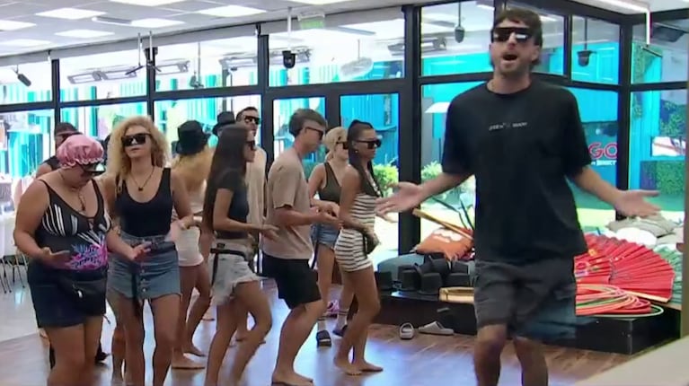 Ulises les enseñó a los participantes de Gran Hermano a bailar cuarteto