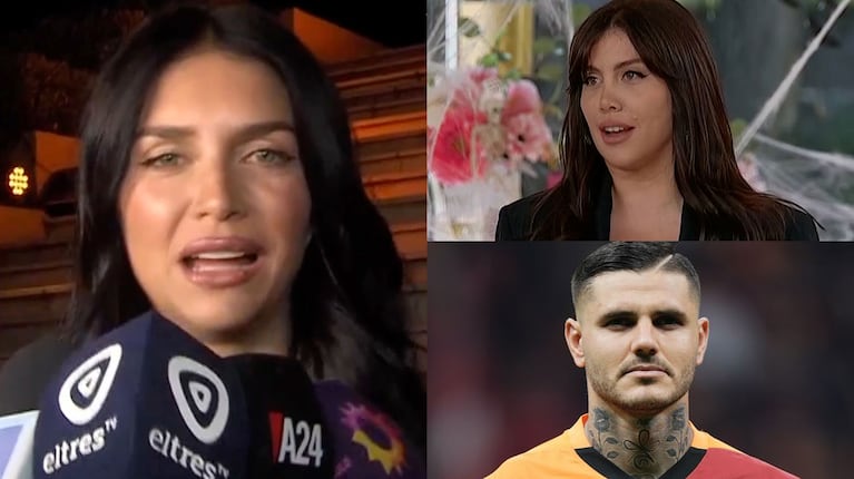 Qué dijo Zaira Nara de la denuncia de Wanda a Mauro Icardi