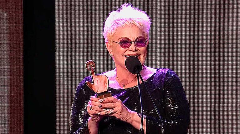 Carmen Barbieri se sorprendió al recibir el premio Los más clickeados de oro 2023: “¡No lo esperaba!”