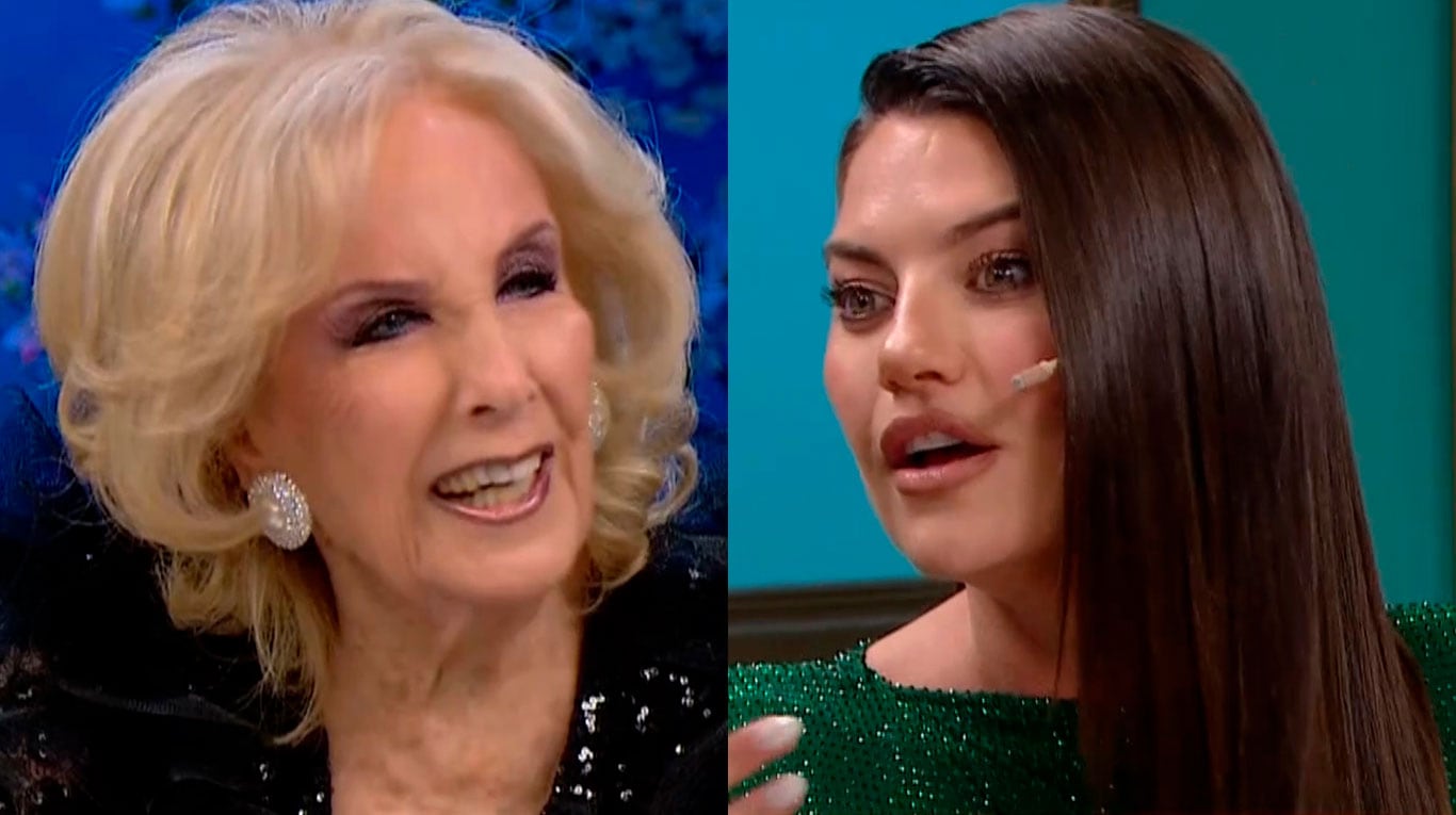 Mirtha Legrand sorprendió a Jujuy Jiménez con una pregunta indiscreta sobre sus romances: el video