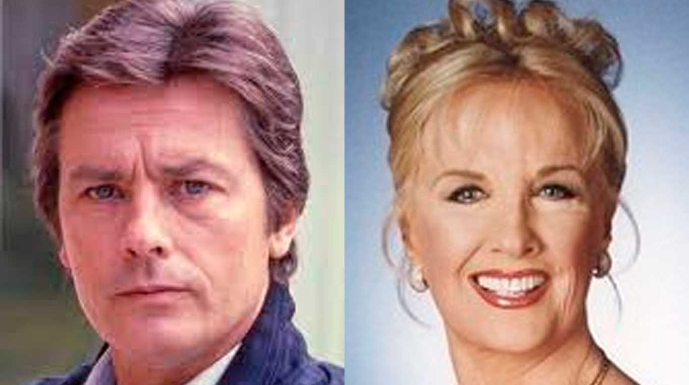 Alain Delon visitó Almorzando con Mirtha Legrand en 1995