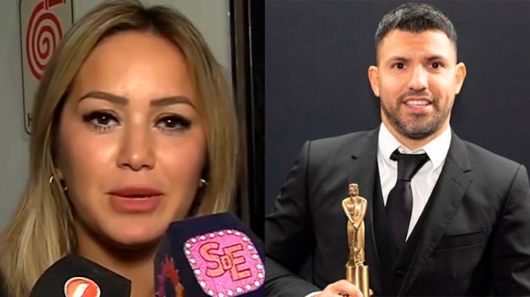 Picante reacción de Karina La Princesita cuando le preguntaron si felicitó al Kun Agüero por el Martín Fierro